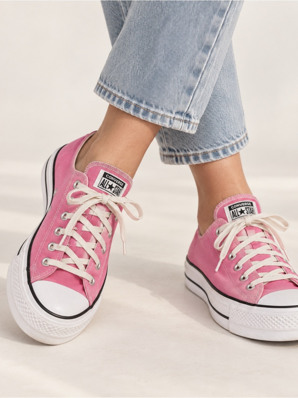 Converse Chuck Taylor All Star Lift Platform Pink Sneakers Women’s 9